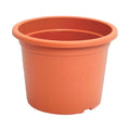 Plastic flower pot 0.9L. dimensions (mm) 150x150x112 terracotta color