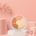 Full Coverage Smooth 6 Colors Concealer Makeup 5 in 1 Multi Uses Concealer Palette