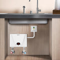 Good Quality Electric 3500W Wall-Mounted Instant Water Heater LED Display WiFi Protection Plastic English Compact Kitchen Use