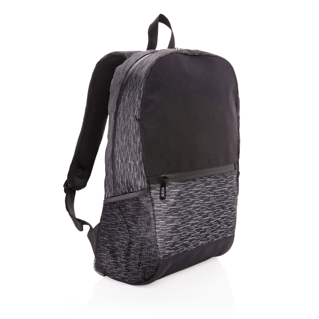 Promotional Reflective Laptop Backpack with AWARE Plotterâ„¢ High Visibility and Convenient Travel Companion