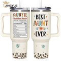 Custom Logo Personalized 40 oz Vacuum Metal Stainless Steel 30oz Cup Insulated Coffee Mug 40oz Tumbler With Handle Straw Lid
