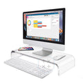 Modern Simple Transparent Acrylic for Laptop Monitor Stand Riser for Office