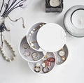 3 Tier Creative Plastic Desktop Jewelry Storage Box for Earrings Hair