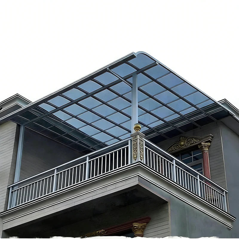 Modern Manual PC Waterproof Awning for Terrace Garden and Camping Shelter