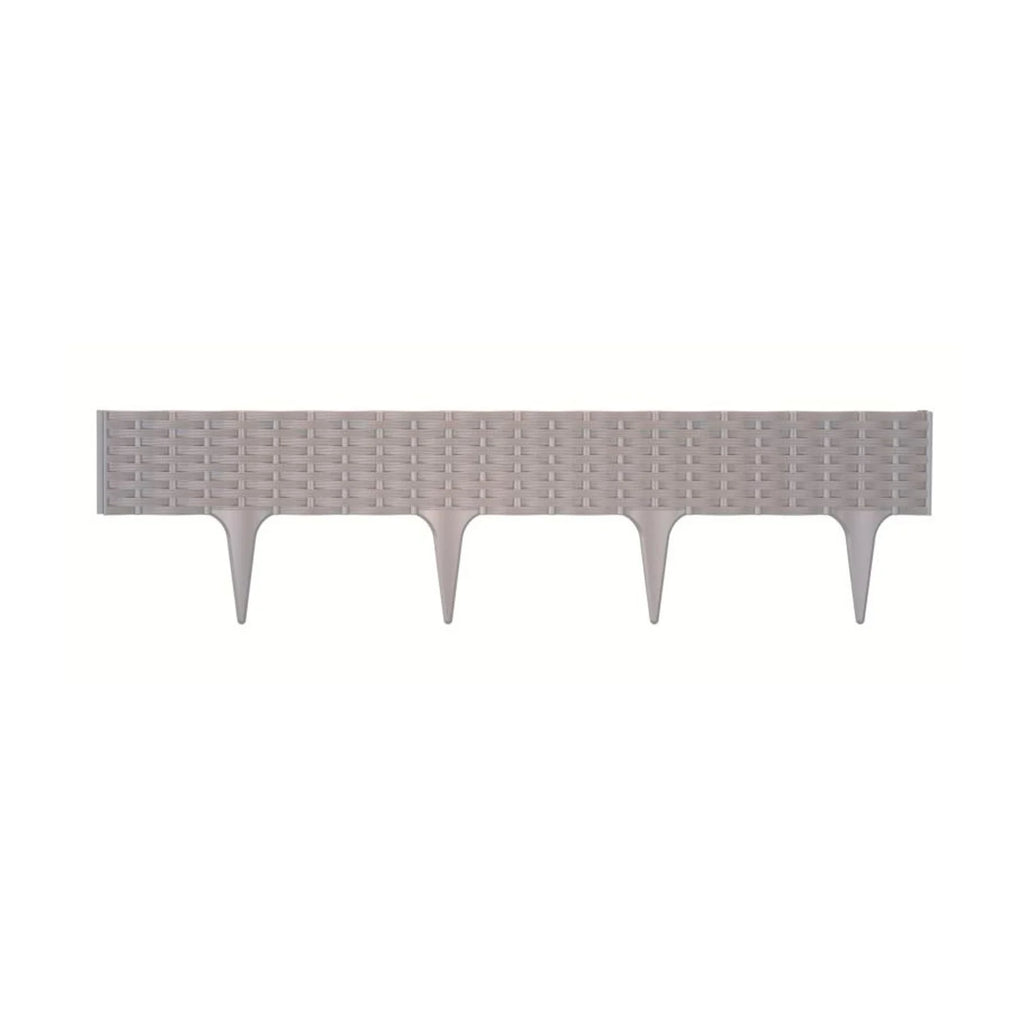 Prosperplast Ibra plastic lawn border for garden 390 cm (78.55 x 18.65 cm piece) in grey