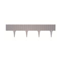 Prosperplast Ibra plastic lawn border for garden 390 cm (78.55 x 18.65 cm piece) in grey