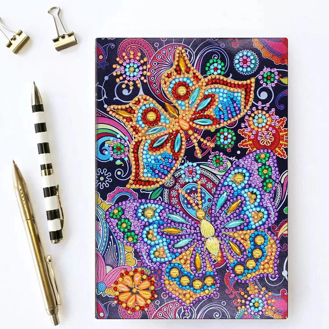 R-NB004-039  Custom Adults Diary Leather Notebook Handmade Diamond Painting Notebook