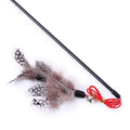 Eco-friendly Double Layered Feather Cat Teaser Wand with Bell Funny Modern & Fashion Cat Toy China Manufacturer