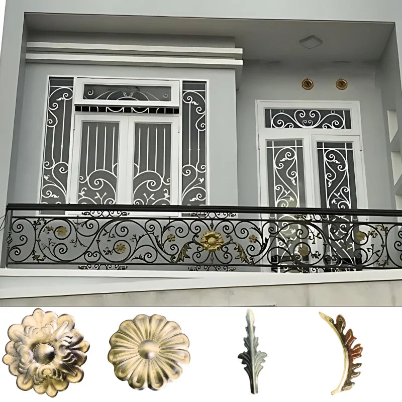 Upgrade Your Balcony with Modern Wrought Iron Railing Designs-Aesthetic Durable Timeless Architecture