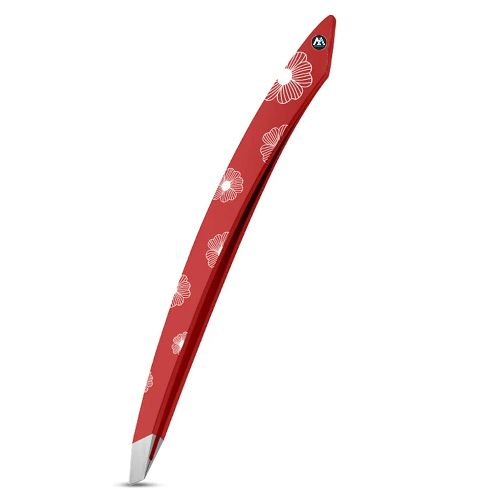 Professional Fine Hairs Removal Curve Handle Eyebrows Tweezers Puller Makeup Tools Stainless Steel Beauty Clips Removal