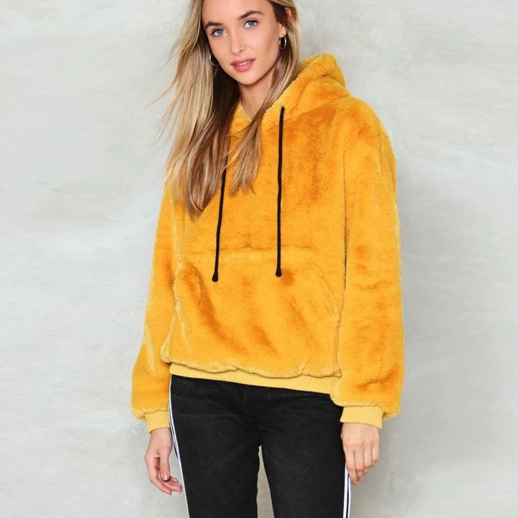 Custom Design Solid Blue Color Casual Women's Full Sleeve Zip Up Hoodies & Sweatshirt With Direct Factory Price From Bangladesh