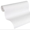 Made in Germany Modern Coatable Non Woven Wallpaper Rolls Highly Wash-Resistant & Light Resistant Paintable White 10.05x0.53m