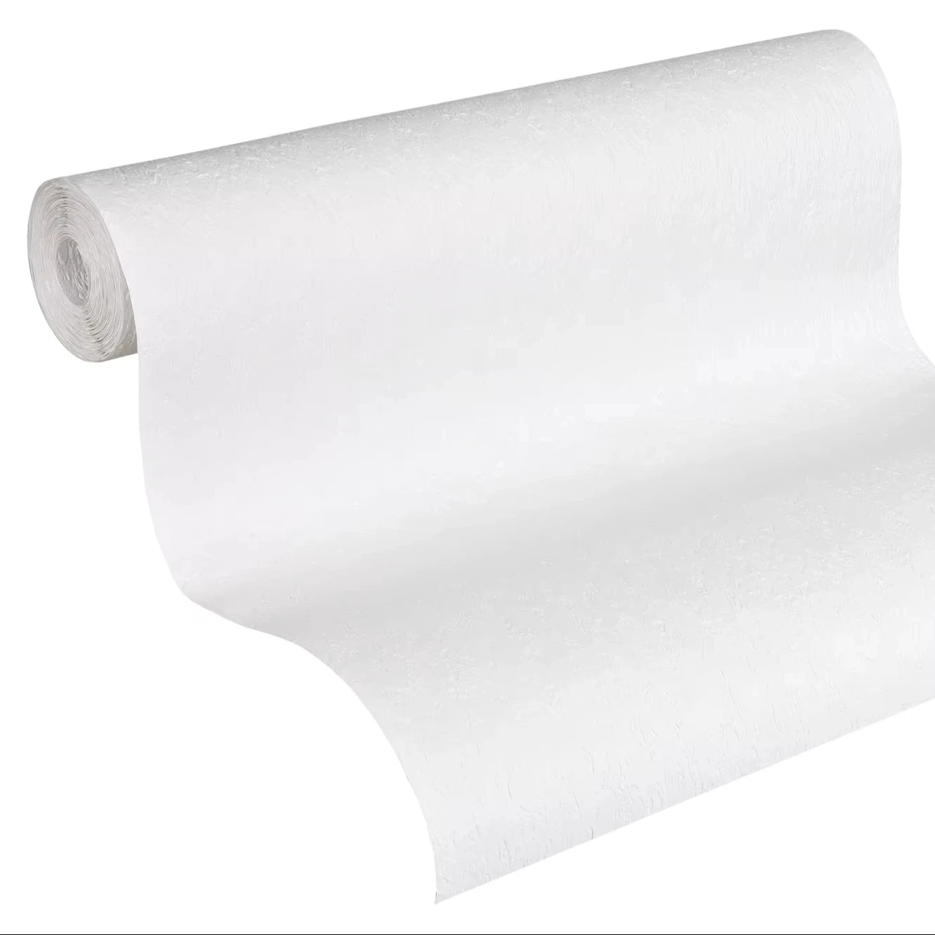 Made in Germany Modern Coatable Non Woven Wallpaper Rolls Highly Wash-Resistant & Light Resistant Paintable White 10.05x0.53m