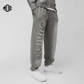 Custom Mid 100% Cotton Distressed Patch Acid Wash Sun Fade Sweatpants Oversized Baggy Flat Drawstrings Elastic Bottom Man