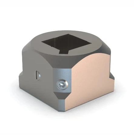 HPEDM 25 *25 mm Square Slot Front Part for EDM Electrode Holder HE-E06701