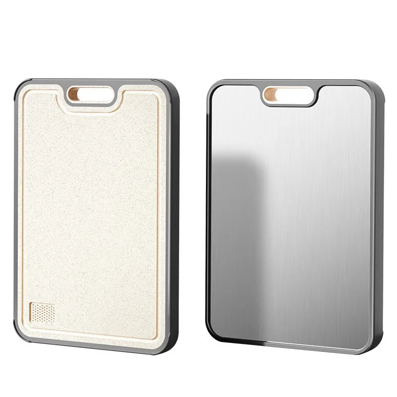 Stainless Steel and Wheat Straw Cutting Board