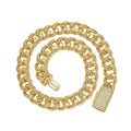 Wholesale Unisex Christian Iced Out Zircon Charm Necklace Hip Hop Rapper Gift Jewelry