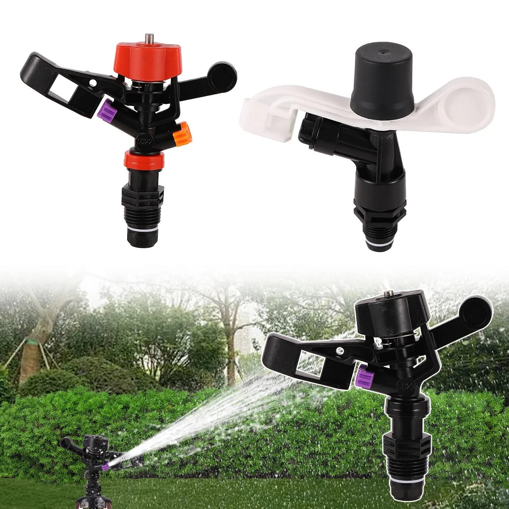 360 Degree 1/2 Inch Rotary Water Impact Sprinkler Head Agricultural Garden Irrigation Sprinkler