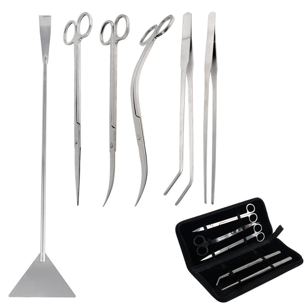 UUIDEAR Irregular Shape Scissors Aquarium Tools Fish Tank Accessories 430 Stainless Steel Eco-Friendly Bags