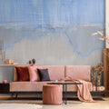 Made in Germany Photo Wallpaper Murals Abstract Blue Grey Non Woven Vinyl Wall Mural Watercolour for Hotel Bulk - 280 x 212 m