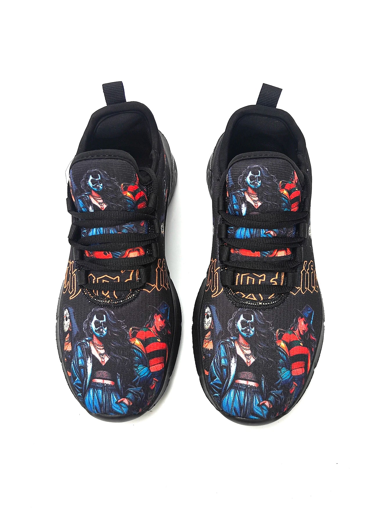 Fashion Casual Black Comfortable Sport Shoes Shoes Solid PU Mesh Walking Direct Sale