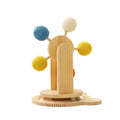 Sky Wheel Eco-friendly Cat Scratcher Toy Sisal Colorful Ball Interactive Wooden Furniture Modern Sport Style Cat Scratcher China