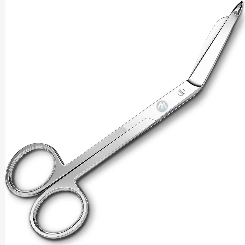 Medical Scissors EMT and Trauma Shears 5.5 Inches Stainless Steel Nursing and Surgical Scissors for Bandages (Silver)
