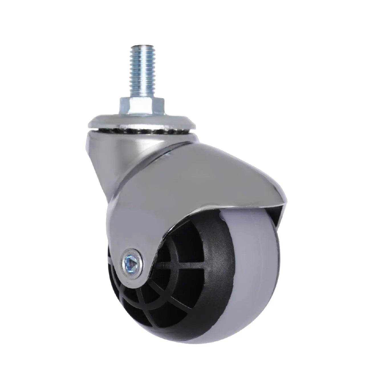 Durable 2-Inch Diameter Thermoplastic Rubber Ball Casters for Modern Wheel Caster M8 Threaded Stem for School Living Room Gym