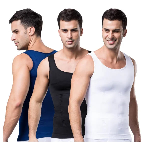 Hot Sale Men's Slimming Body Shapewear Corset Fitness Compression Tank Top Breathable and Thermal Body Shaper Vest