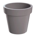 LEXO ROUND 212L planter dimensions (mm) 800x800x740 color Stone Grey