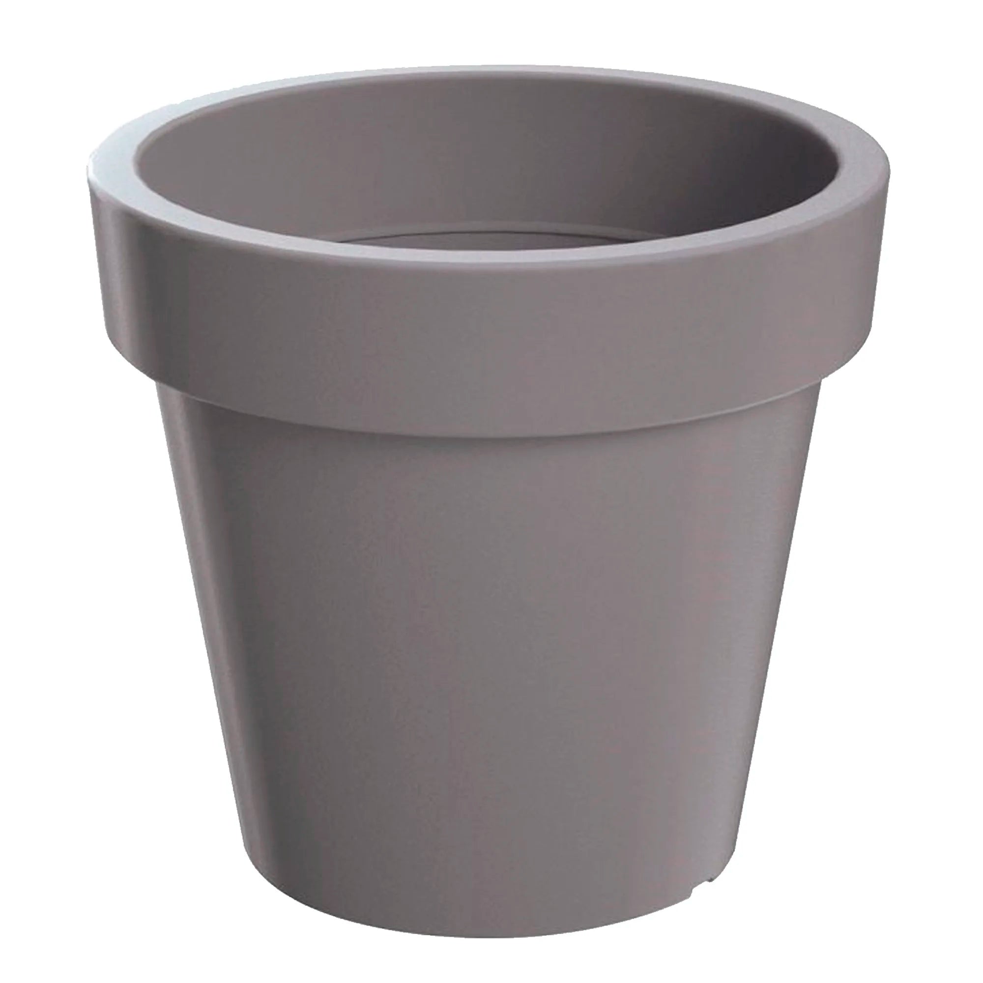 LEXO ROUND 212L planter dimensions (mm) 800x800x740 color Stone Grey