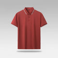 OEM custom logo embroidery printed design men's short-sleeved T-shirt 2025 summer new solid color lapel cotton polo shirt