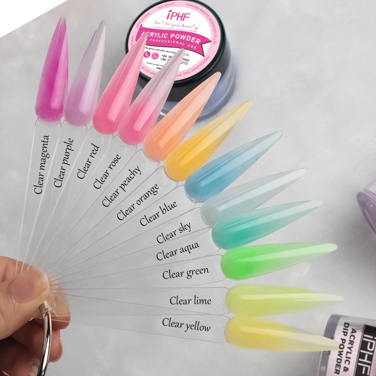 Low Price Factory Direct Supply Nail Acrylic Powder Professional Nail Art Powder for Nail Extension