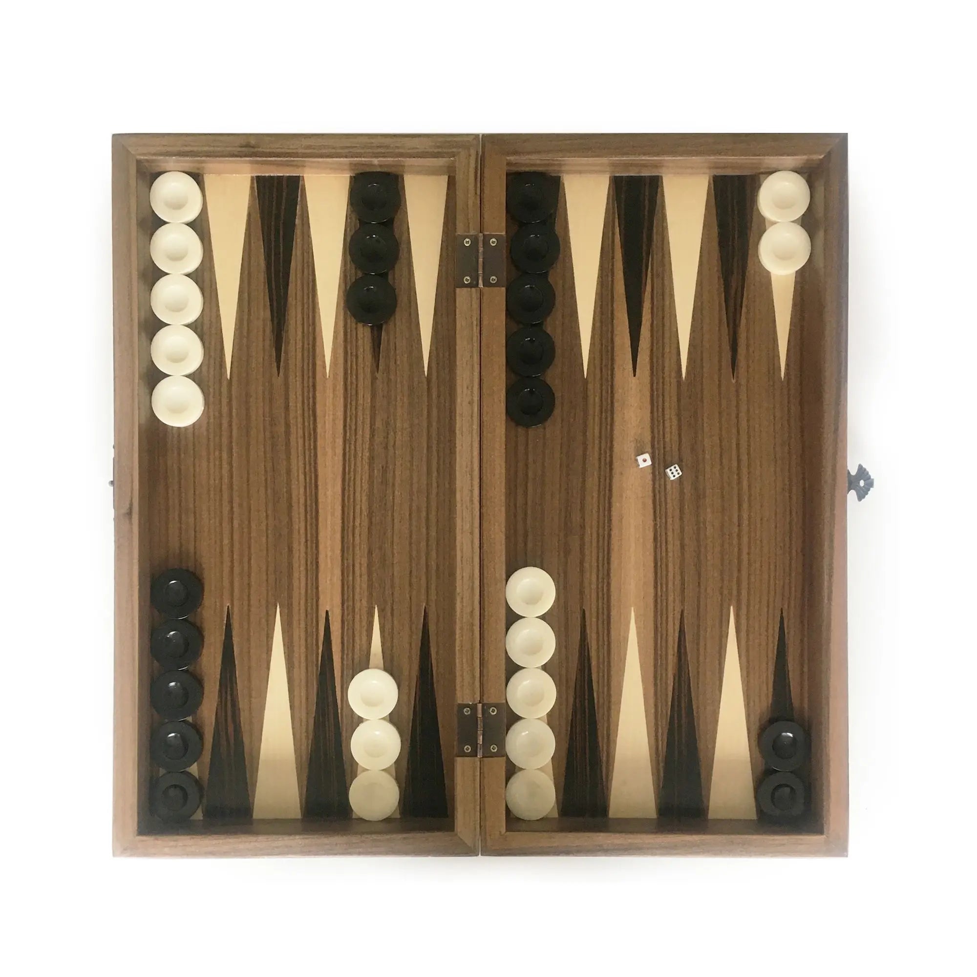 Aegean Massive Veneer Backgammon Set Large 50 Cm/ 19.6" With Chess Board