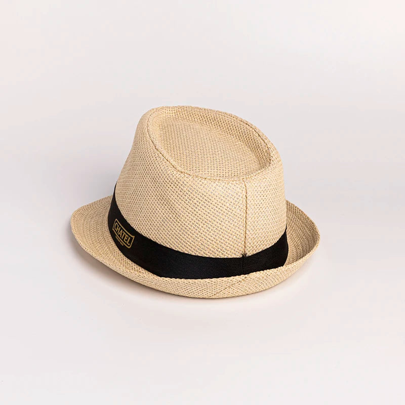Hot Sale Quality Summer Sun Panama Beach Hat Custom Logo Image Casual Unisex Raffia Straw Visor Wide Brim Adult