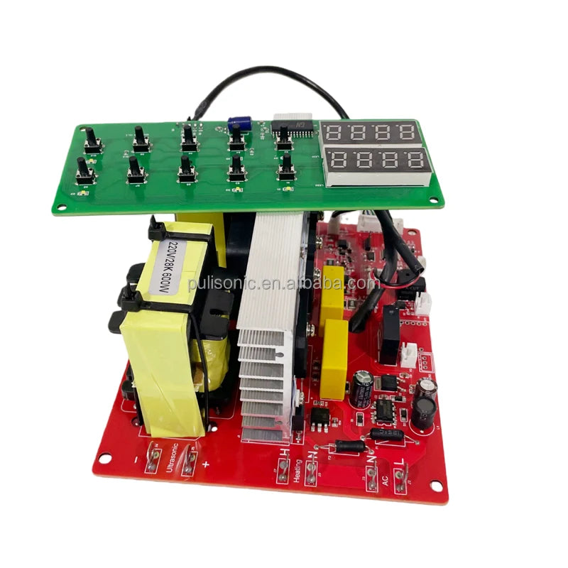 1200W 25Khz-40Khz Ultrasonic Electronics Sonictaor Power Board SUS304 Tank Cleaner Driver