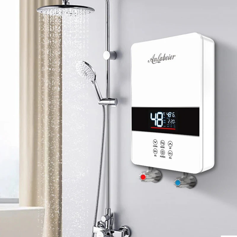 Big Digital Temperature Controls Led Display 6 Mode Settings Easy Installation Electric Smart Water Heaters Fast