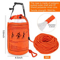 Water Rescue Throw Bag Floating Rope Throw Bag Floating Rescue Rope 1844 Lbs Tensile Strength for Water Emergency Rescue MegaBDM