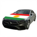 Custom 115x155cm Elastic Kurdistan Bonnet Banner Man Slip-On Washable Super Elastic Weatherproof Fabric Car Hood Cover