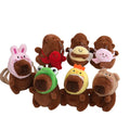 2025 Hot Selling Plush Toys Creative Stuffed Animal Plushies Fluffy Soft Cute Plush Dolls Popular Funny Plush Keychain for Kids