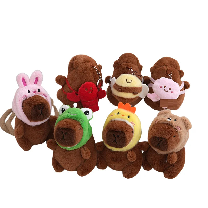 2025 Hot Selling Plush Toys Creative Stuffed Animal Plushies Fluffy Soft Cute Plush Dolls Popular Funny Plush Keychain for Kids