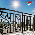 Upgrade Your Villa Outdoor Space Custom Wrought Iron & Steel Modern Balcony Railings Combining Style Durability Maximum Security