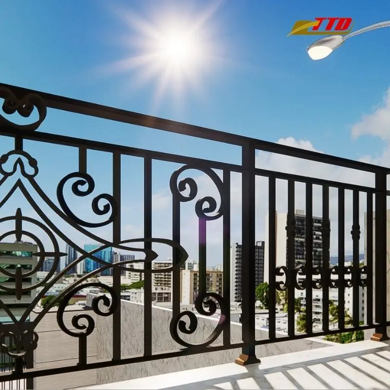 Upgrade Your Villa Outdoor Space Custom Wrought Iron & Steel Modern Balcony Railings Combining Style Durability Maximum Security