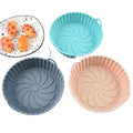 Wholesale Kitchen Reusable Silicone Air Fryer Liner Non-Stick Steamer Pad Air Fryer Accessory Baking Liners