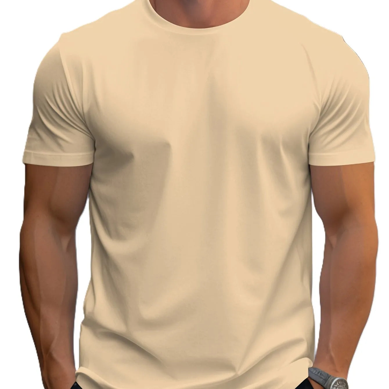 China Bangladesh Factory Price OEM Customized Logo Embroidery Men Solid Color Breathable Regular Fit Short Sleeve Cotton T Shirt