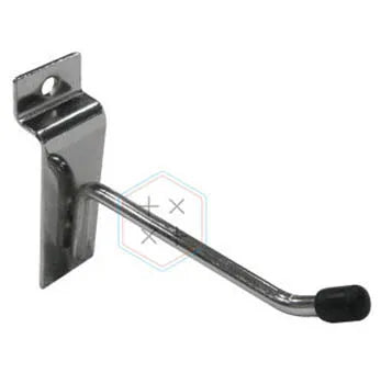 Iron Slot Board Slat Wall Hanging Hooks for Store Merchandise Display-Durable Powder Coated Easy Install