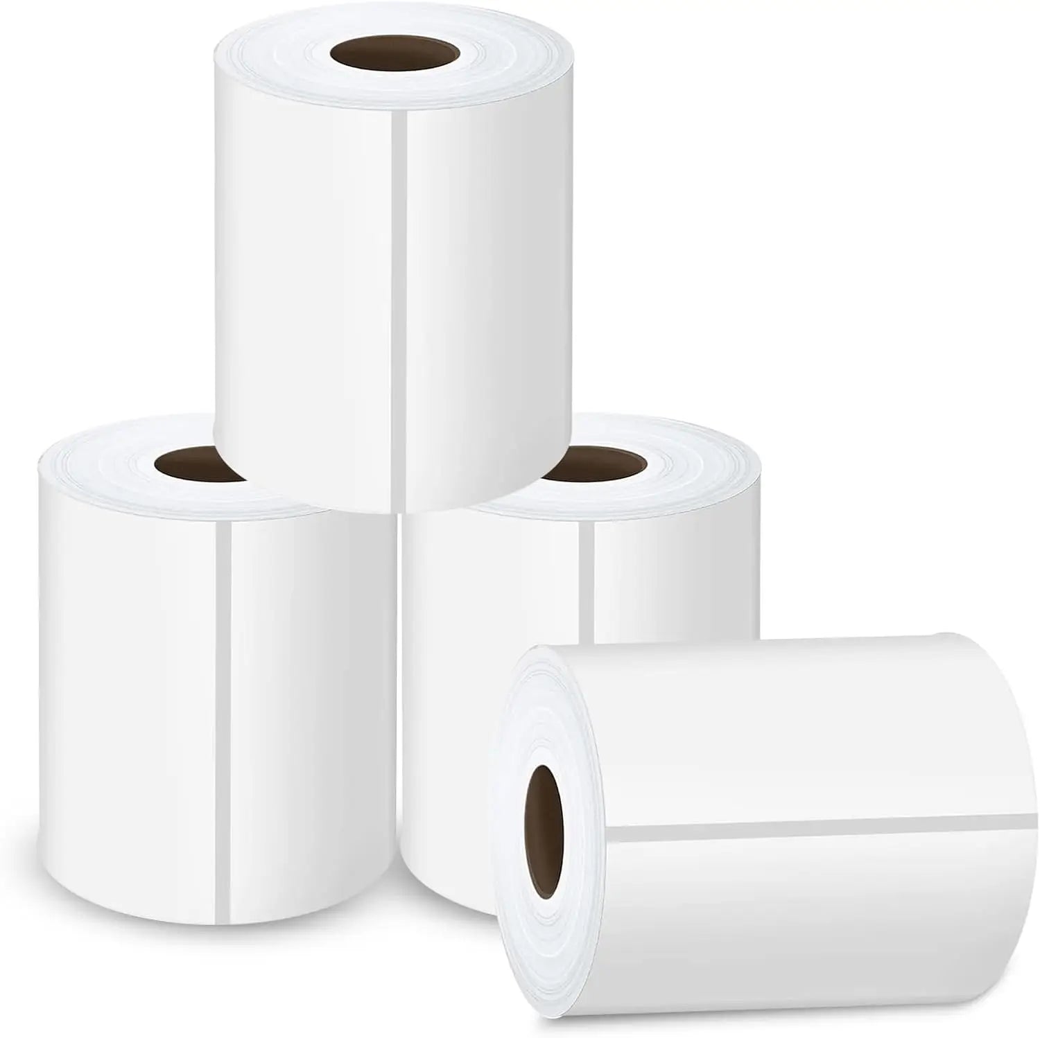 Thermal Transfer Labels 4 X 6 Inches 1 Inch Core 250 Labels/Roll-Perforated Ribbon Required for Thermal Transfer Printers