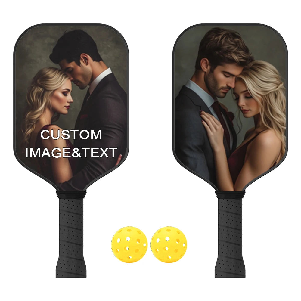 1 Piece Customizable Fiberglass Pickleball Paddle 16mm PP Honeycomb Core Anti-Slip Grip Lightweight & High Quality