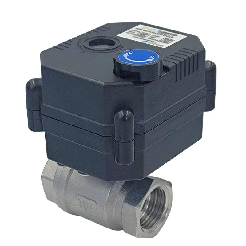 Factory Price Flomarvel ETL 1/2 Inch 3/4 Stainless Brass Pvc 12 24v Electric Motorized Ball Valve Automated Systems & Machinery