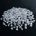 Factory Wholesale Moissanite Stone Loose Synthetic Baguette Melee Moissanite D Solto Round  Beads for Silver Jewelry